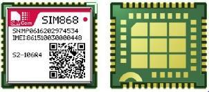 GSM&GNSS Combo Module SIM808 SIM868 SIM868E Chipset MT6261+MT3337 MT2503 MT2503 Size 24*24*2.6mm 17.6*15.7*2.