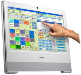 Shuttle XPC all-in-one POS X5050PA Special Features All applications at your fingertips The innovative touchscreen technology delivers the simplest operation possible and makes the screen the