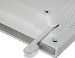 VESA mount The stand on the rear can easily be removed to unveil four VESA mounting screw holes that can be used for mounting