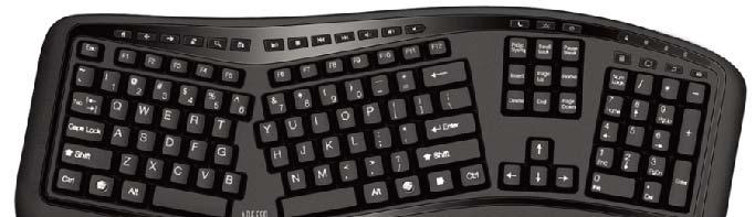 Keyboard WKB-3400 Wireless Desktop
