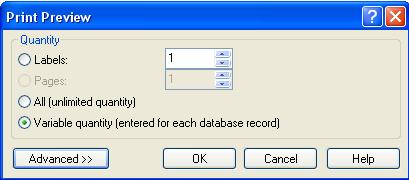 characters which is set in the database file, the indicates data from the first record and the fieldname.
