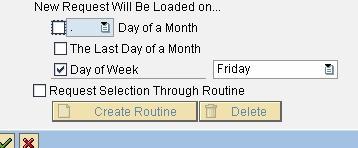 I.e. for the option used in above screenshot, no requests are deleted on every Friday of the week.