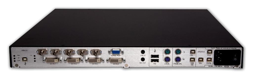 KVM EXTENSION VIDEO EXTENSION - Velocity - Series Key Features Supports all Single-Link DVI video resolutions and one DVI display MRTS technology 6.