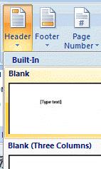 Creating a Header and Footer Headers and footers are used to create text that is to appear on multiple pages in the document, whether it is names, dates, chapters, or section titles.