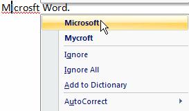 Spell Checking Microsoft Word Automatically notices spelling mistakes and grammar mistakes as well as words that it does not recognize.