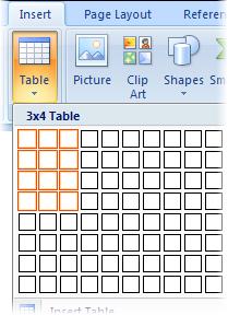 Creating Tables and Adding Graphics Arranging text with tables If you need to include structured text in your document, then using a table is the easiest way to make sure that it will remain neatly