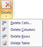 Click on the Insert ribbon tab. 3. Click on the Table button just below the Insert tab. 4. A blank table grid will appear. 5. Position the mouse pointer in the top left square of the table grid.