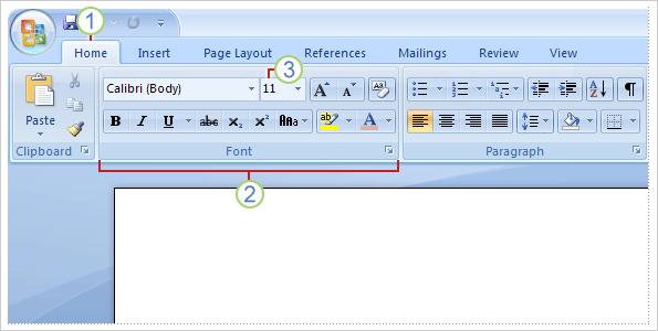 Execute Commands with Keyboard Shortcuts There are many methods you can use to accomplish tasks when using Word. Generally, you choose an option by clicking the option on the Ribbon.