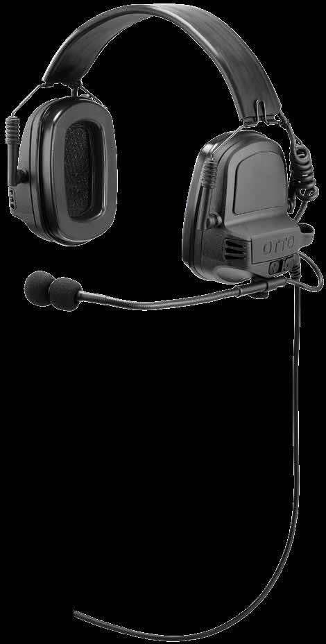right side and is telescopic for user to adjust distance from face Up/down volume, on/off control for situational awareness OTTO Active provides clear radio communications, excellent situational