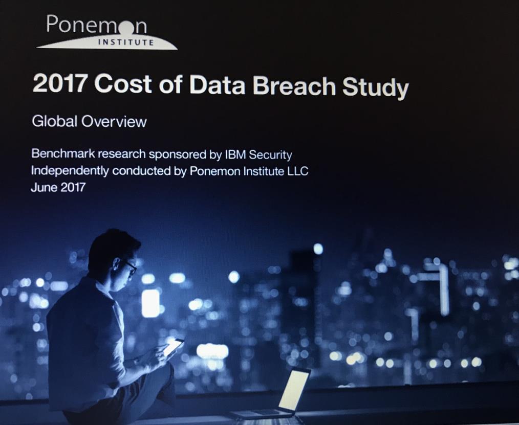 Data Breaches around the Globe Study Ponemon Institute 2017 Study Per 2017 Cost of Data Breach Study ME 2 nd in total compromised records 33,125