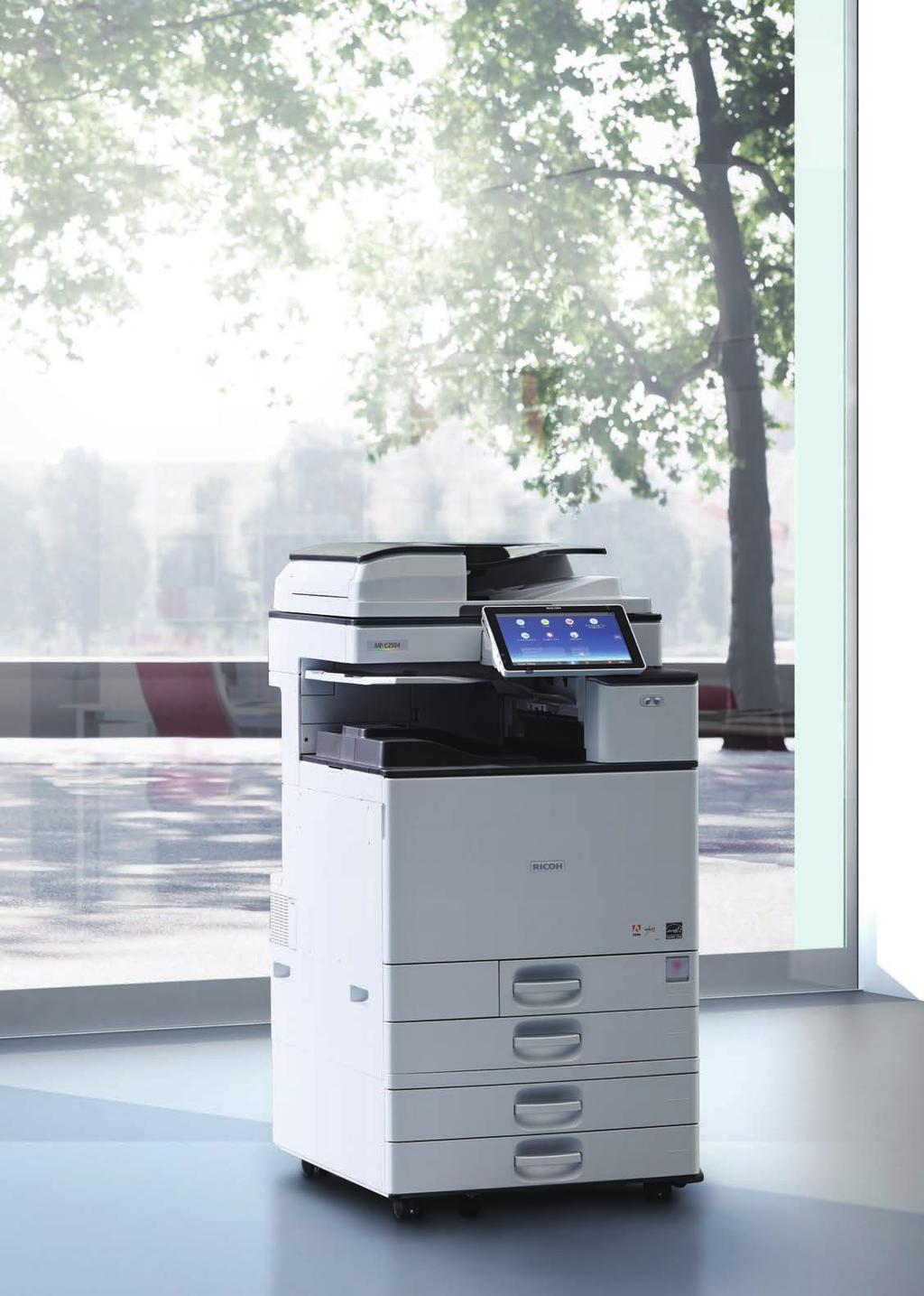 Choose the smartest way to share your best ideas With the RICOH MP C2004SP/MP C2504SP, you can customize the way you work with iconic automated shortcuts, user-specific security controls and