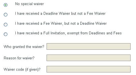 Waiver Code, it can no longer be used. 4. Finally, instruct filmmakers how to submit with an