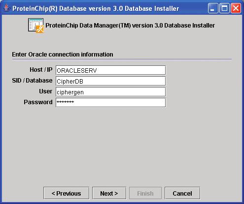 Upgrade the Server and Database Page 51 Update the Database Tables A separate installation program is used to create tables in the Oracle database. 1.