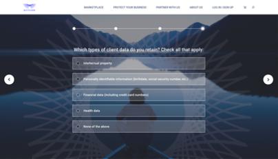 DISRUPTING THE B2B CYBERSECURITY MARKET Solution: The First Online Cyber Security Exchange One-stop-shop for companies to: Understand business cyber security risks Get matched to the specific tools,
