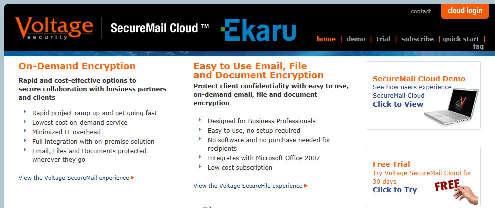 email Encryption Sign up for a free