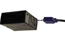 Connecting to a VGA / Computer input source The Projector can accept a 15-pin RGB input source from a laptop s external monitor port or graphics card.