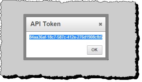 Creating and retrieving API Tokens is also possible with