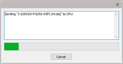CR6-WiFi Daughter Board OS Update Procedure to Resolve the KRACK Vulnerability 7. Click Open. 8.