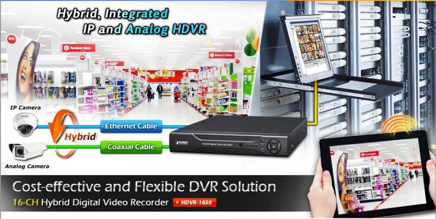 Perfect for Supermarket Surveillance Applications The HDVR-1630 is