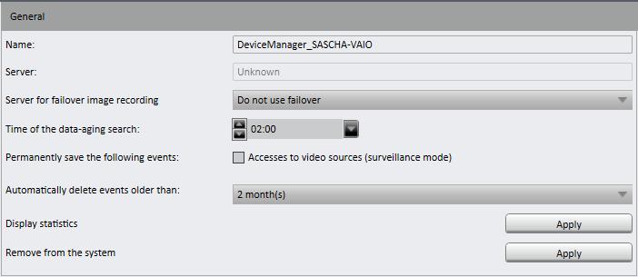 Configuring the DeviceManager (DM) The main tasks of the DeviceManager are: Management of all connected hardware like cameras, video servers, Adam-modules Distribution of image data e. g.