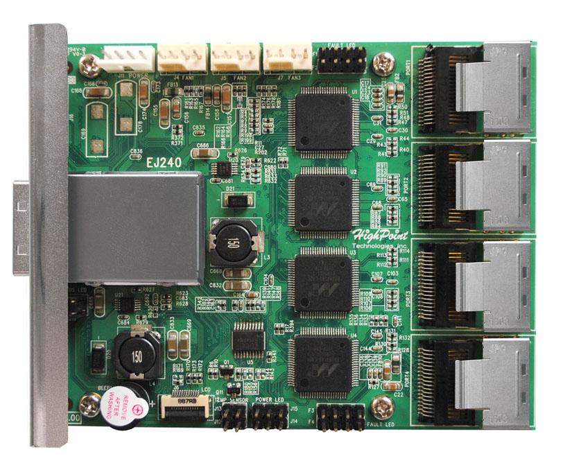 Gently insert the RocketRAID 2711 series controller into the PCIe slot and secure the bracket to the computer chassis according to your chassis specifications.