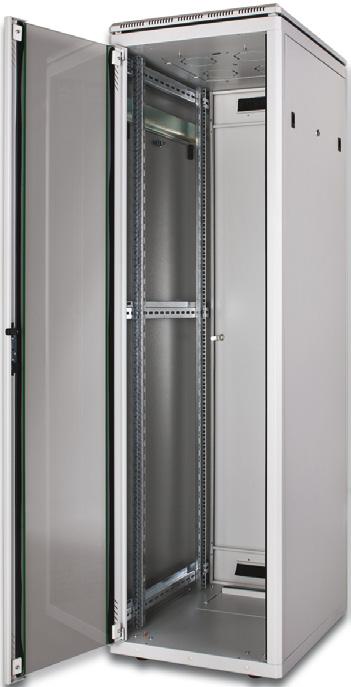 19" Network Cabinets DN-19 42U-6/6 600x600mm (WxD) grey RAL 7035 600x800mm (WxD) grey RAL 7035 600x1000mm (WxD) grey RAL 7035 600x600mm (WxD) black RAL 9005 600x800mm (WxD) black RAL 9005 600x1000mm