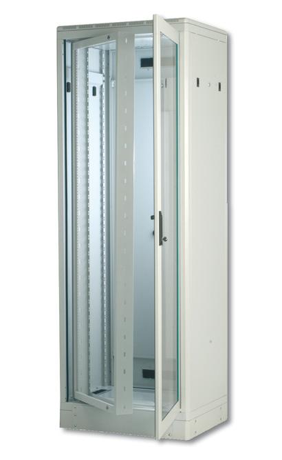 19" Network Cabinets DIGITUS 19" 42U 8/8 Network Cabinet without side section The DIGITUS network cabinets are made of a robust steel construction with a minimum of seams.
