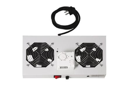 19" Cooling Units Roof cooling unit for DIGITUS 19" wallmounting cabinet Vertical rear door cooling unit for 42U DIGITUS 19" server cabinet Suitable for mounted and unmounted DIGITUS 19" wall