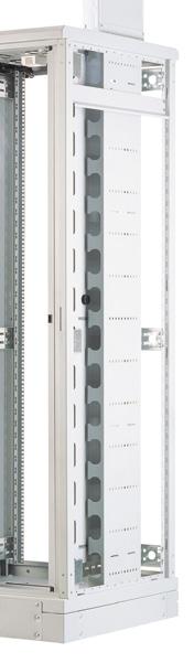 31x54x1425 247470 / DN-19 MA-42U 42 HE, WxDxH in mm 31x54x1870 32 To fix at the top and the bottom of the cabinet, beside the 19 mounting angles Hinged cover Holes to pass the patch cables Sheet