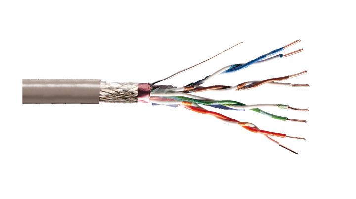 Installation Cable DIGITUS CAT 5e SF-UTP LSOH twisted pair installation cable 4x2xAWG24 SF-UTP CAT 5e 100 MHz LSZH installation cable Suitable for building structured cabling in the secondary and