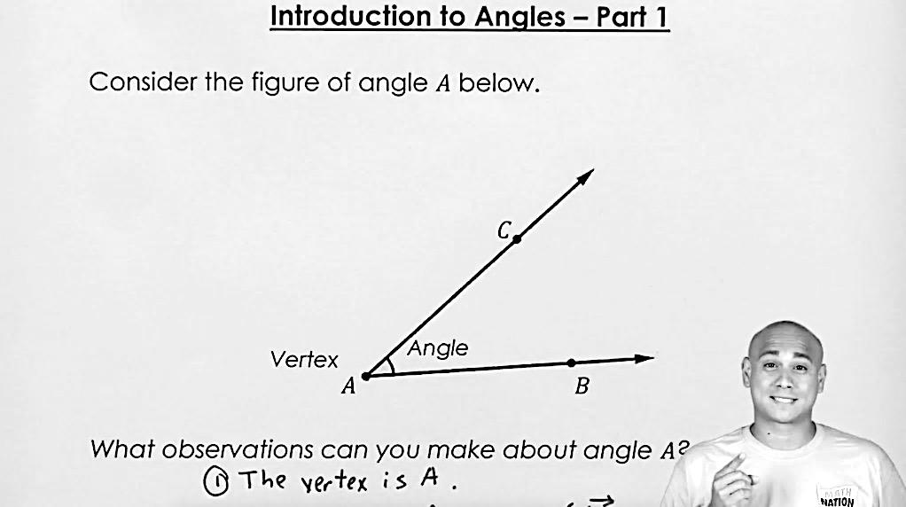 Topic 1: Introduction to Angles - Part 1... 47 Topic 2: Introduction to Angles Part 2... 50 Topic 3: Angle Pairs Part 1... 53 Topic 4: Angle Pairs Part 2.