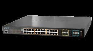 L2+ 24-Port 10/100/1000T 802.3at + 2-Port 10G SFP+ Stackable Managed Switch Physical Port 24-Port 10/100/1000BASE-T RJ45 copper with IEEE 802.3at / 802.