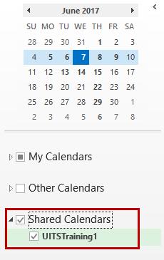 At the top of the email, click Open this Calendar (See Figure 5). Figure 5 - Open this Calendar 3.