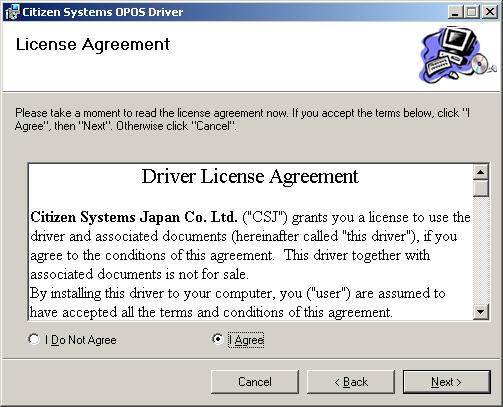 3) License Agreement window is displayed.