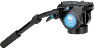 BCH-30 for 100mm half bowls VA and VH Video Heads Safety Lock System with Security Pin Fluid-damped for smooth panning 2 spirit levels ensure perfect balance Infinitely variable tilt function tilts