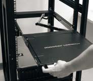 In just a matter of minutes, your new Dual Rail LCD KVM Switch can go from the box to the rack.