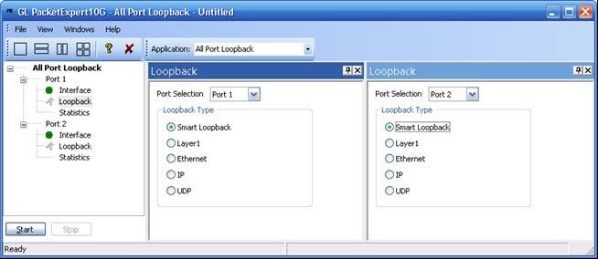 Loopback Testing (all ports/2 ports) Supports Loopback on 10G / 1G ports Loopback Types Smart