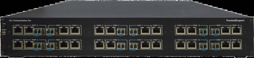 12-Ports and 24-Ports PacketExpert SA (PXE112) PacketExpert SA (PXE112) is a 12-Port PacketExpert w/ Embedded Single Board