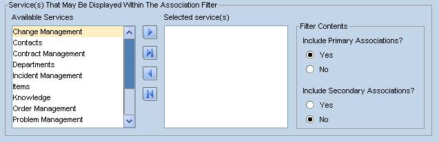 SYSTEM MANAGEMENT USER'S GUIDE 9 If you selected Service Request Association as the Category, the following screen is also displayed.