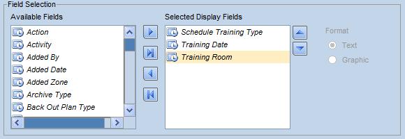 Figure 14: Setting the Field Configuration If multiple Services were selected in the General tab, the Service drop-down list also appears in the Field Criteria area, showing the Services selected.