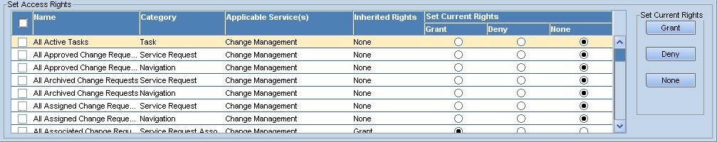 20. 21. SYSTEM MANAGEMENT USER'S GUIDE 2 In the Set Access Rights grid, click the checkbox of each Filter for which you want to set security.
