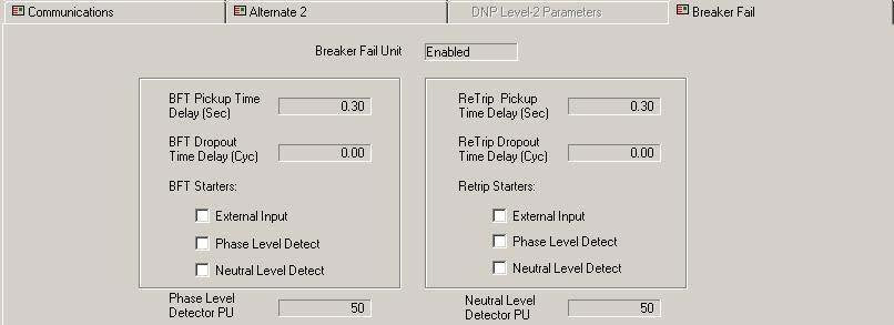 DNP30 Level 2+ Parameters For communications cards with DNP30 Level 2+ protocol, this settings tab is available and provides the ability to program point mappings, analog deadbands,