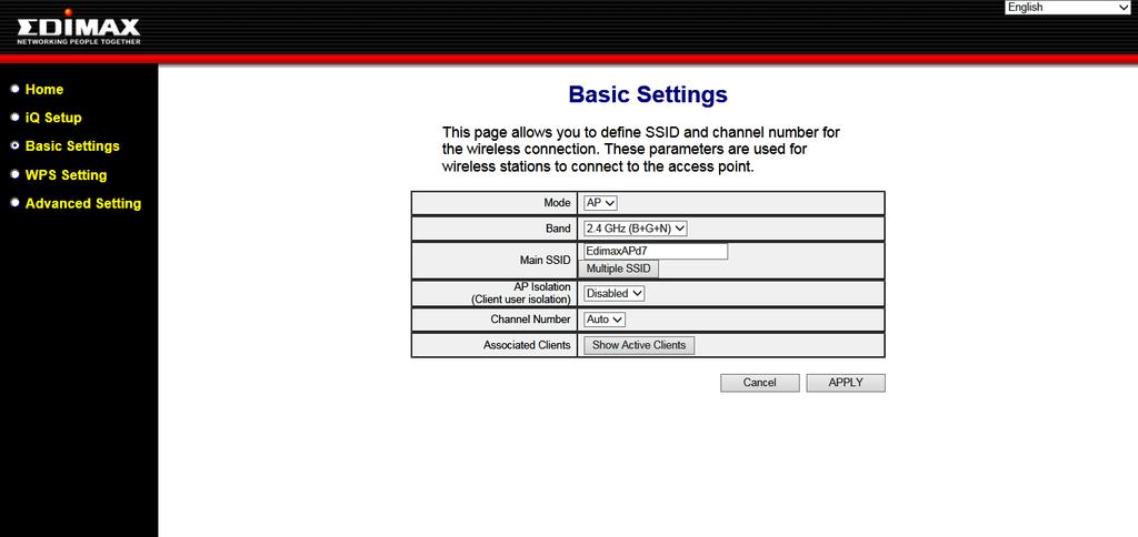 III-2. Save Settings 1. After you make any changes to the EW-7438RPn Mini s settings, please click APPLY. 2.