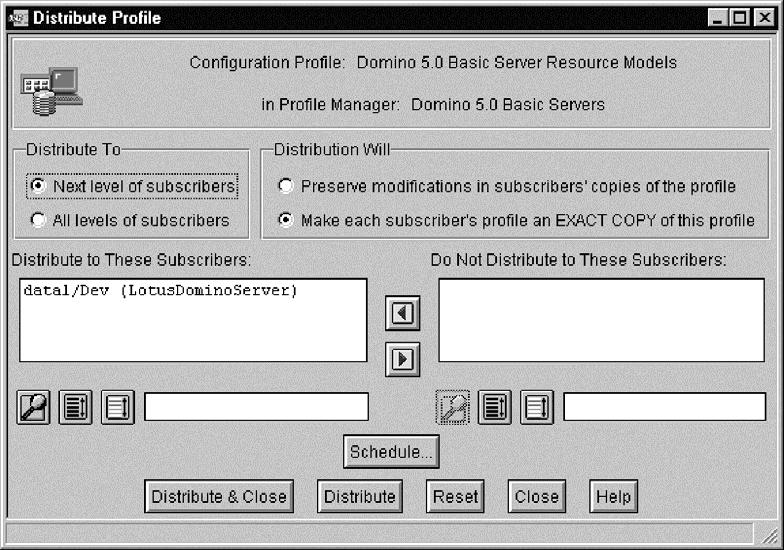 2. Subscribe endpoints to the profile manager. See Subscribing resources to profile managers on page 62. 3. Add a default or custom resource model each profile manager and profile.