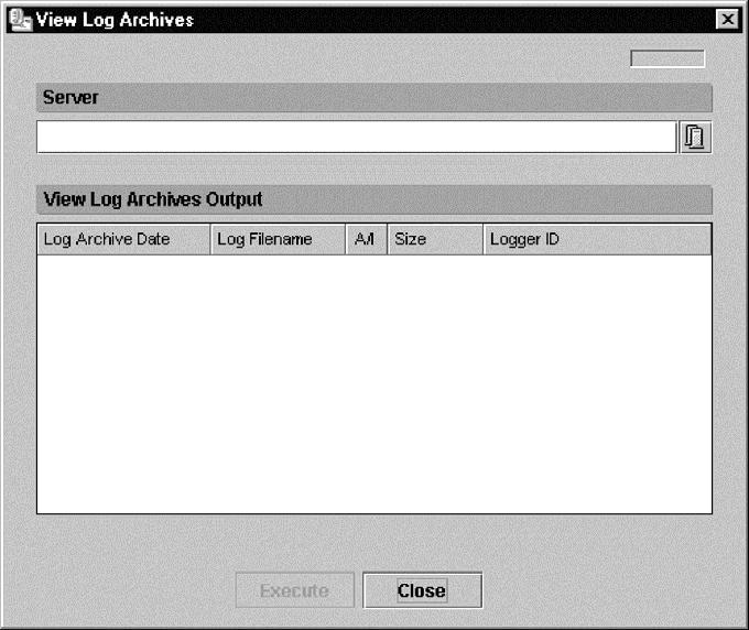Before you begin Run the archie transaction log command. When you finish None. Procedure You can perform this procedure from the command line, the Tioli desktop, or the Management Console.