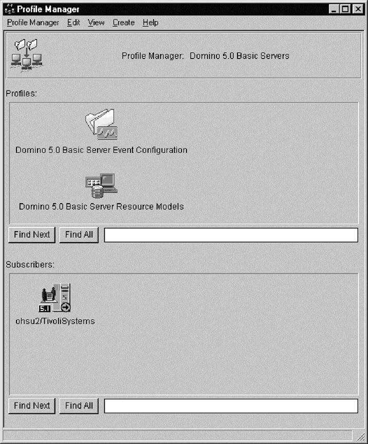 Figure 29. Profile Manager dialog box (Desktop) 7.