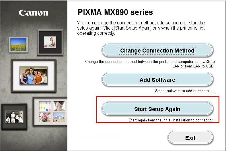 Installing the Drivers & Software Installing the PIXMA MX432 on Your Wireless Network When you reinstall your printer on your network because of a router or network change, you follow the same