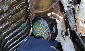 repairs and fabrication of boiler