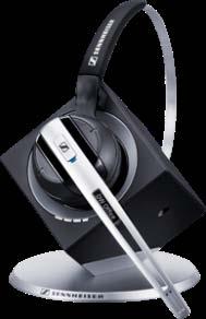 Selected Sennheiser wireless CC&O solutions Type DECT wireless Solution DW Series DW