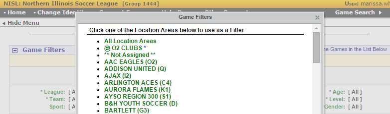 Apply Your Custom Filters: 1) On the Assign by Game page, expand the view for Game Filters.